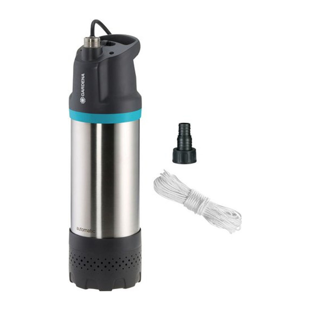Gardena Tauchdruckpumpe 6100/5 Inox Automatic in Edelstahl und Grau - Bild 2