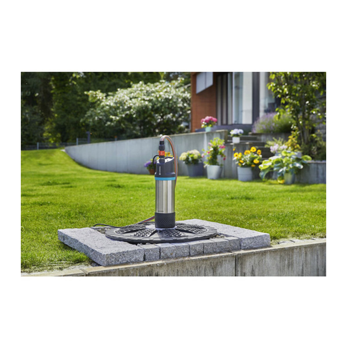 Gardena Tauchdruckpumpe 6100/5 Inox Automatic in Edelstahl und Grau - Bild 4