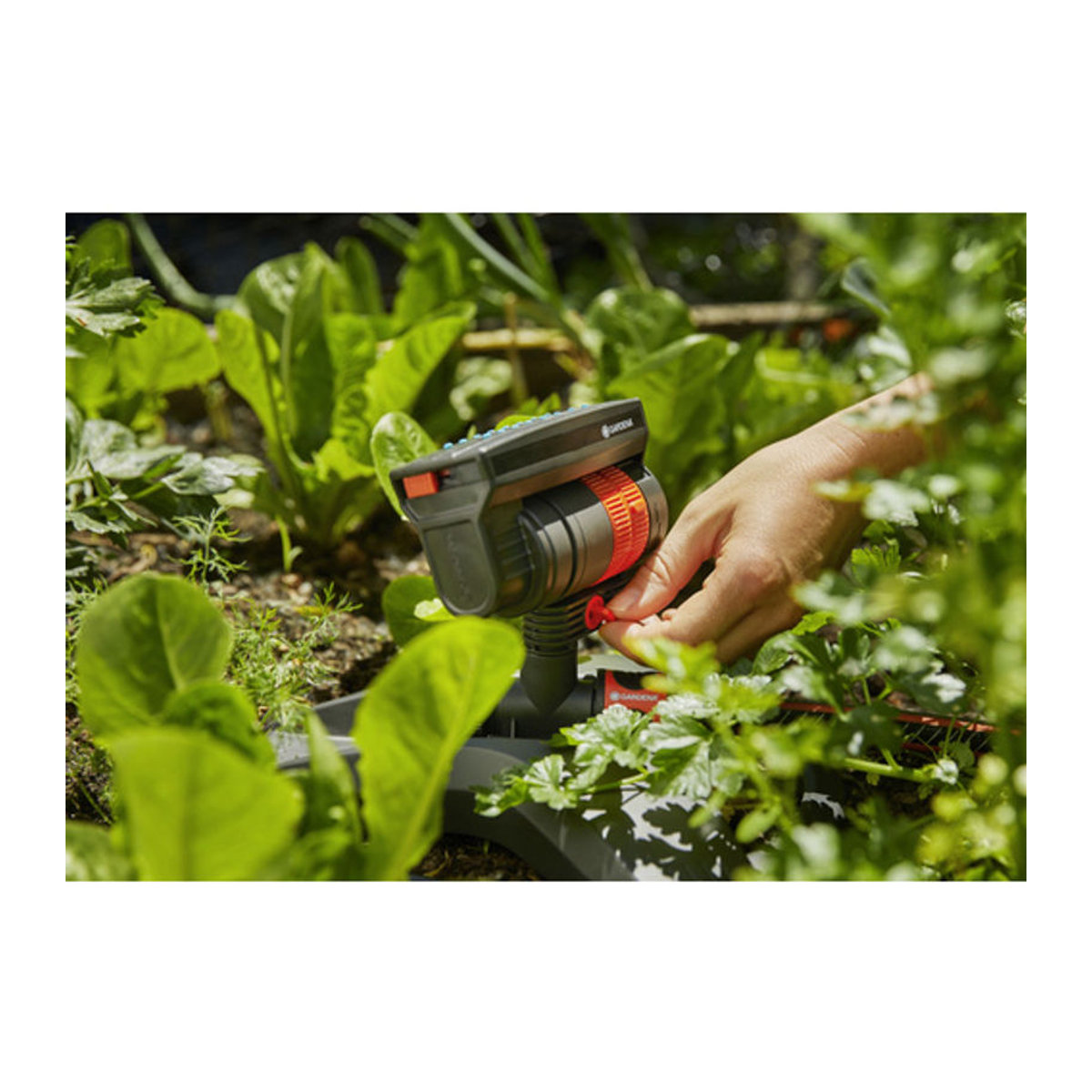 Gardena Viereckregner AquaZoom Compact in Schwarz Bunt Grau aus Kunststoff - Bild 4