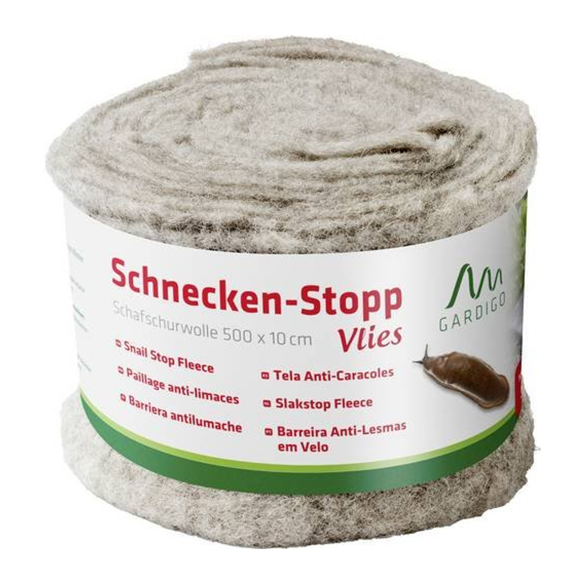 Gardigo Schnecken-Stopp Vlies aus Wolle 500 x 10 cm - Bild 1