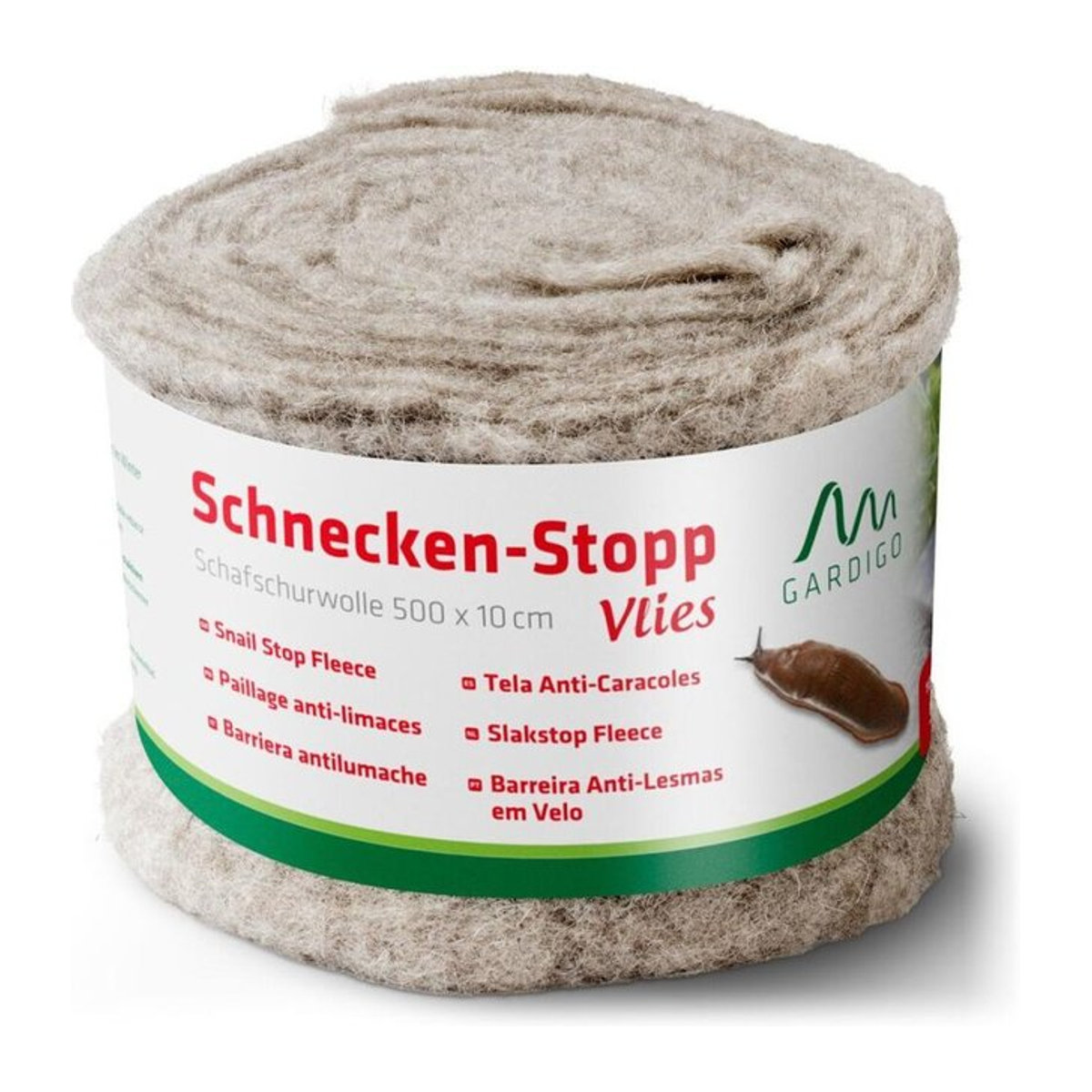Gardigo Schnecken-Stopp Vlies aus Wolle 500 x 10 cm - Bild 2