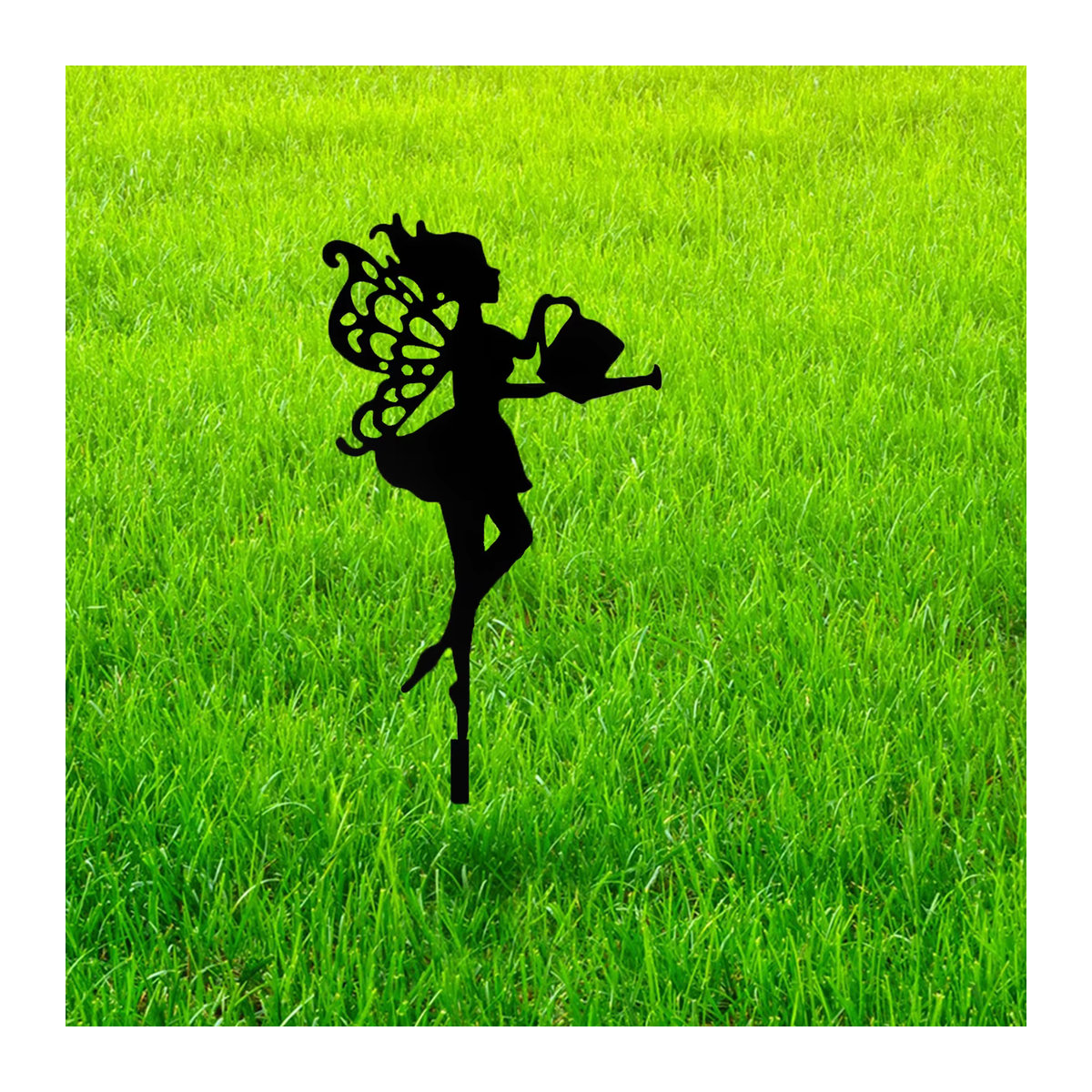 Gartendekoration aus Eisen im Fantasy-Stil in Schwarz für Innen- und Außenbereiche - Bild 4