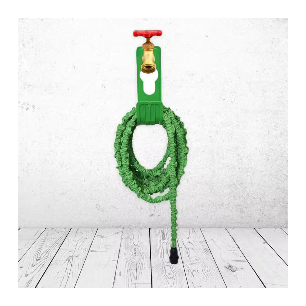 Gartenschlauchhalter zur Wandmontage als Wasserschlauchhalter und Bewässerungsschlauch-Organizer für den Außenhof - Bild 3
