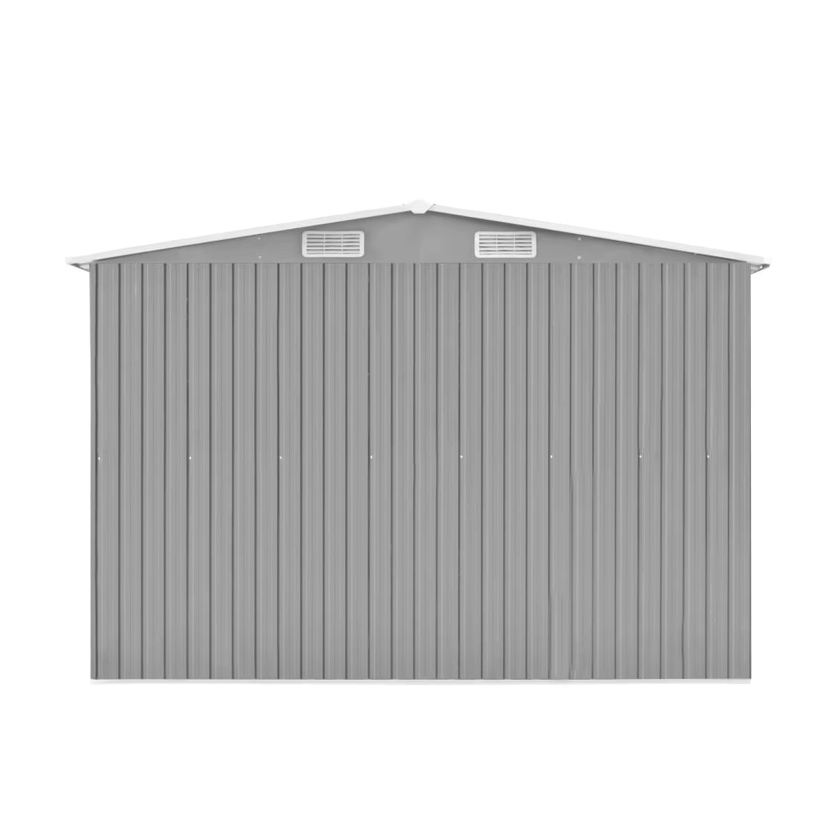 Gartenschuppen aus Metall in Grau B/T/H: 298 x 257 x 178 cm - Bild 3