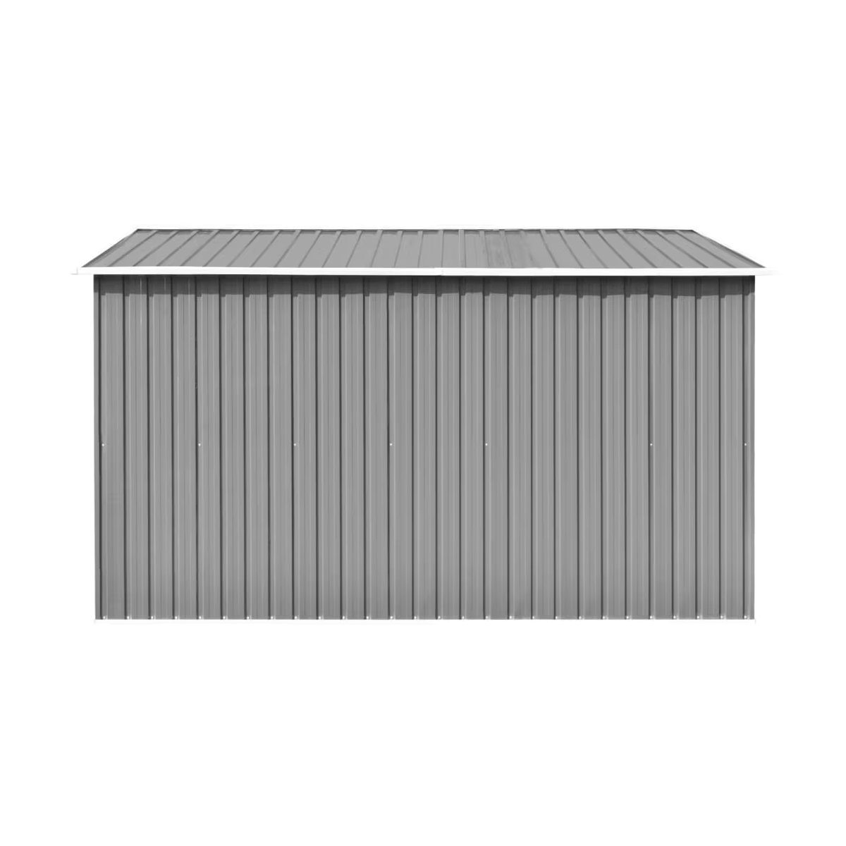Gartenschuppen aus Metall in Grau B/T/H: 298 x 257 x 178 cm - Bild 4