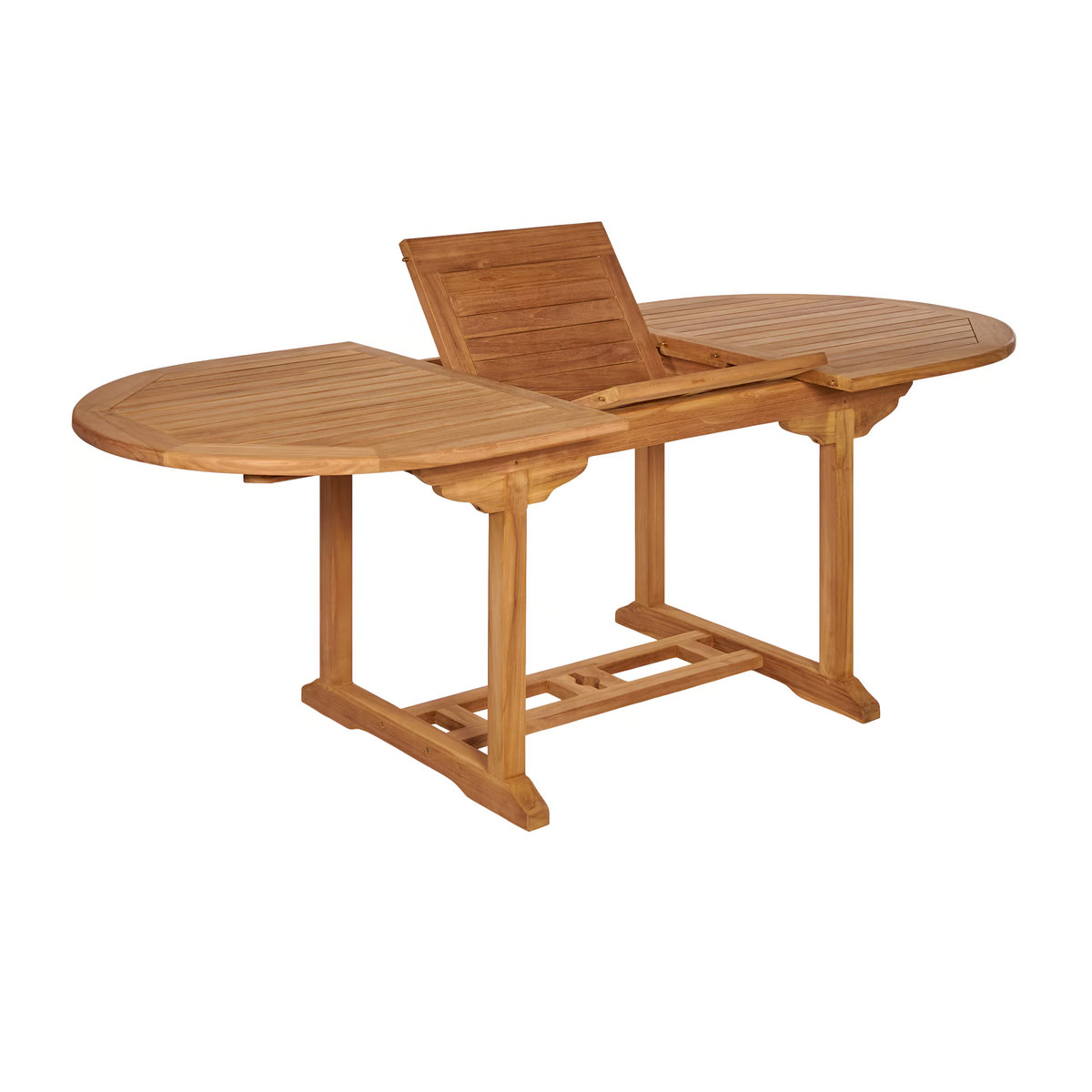 Gartentisch Bari von Garland aus Teakholz in Braun, erweiterbar, B/T/H: 150-200 x 90 x 75 cm - Bild 2