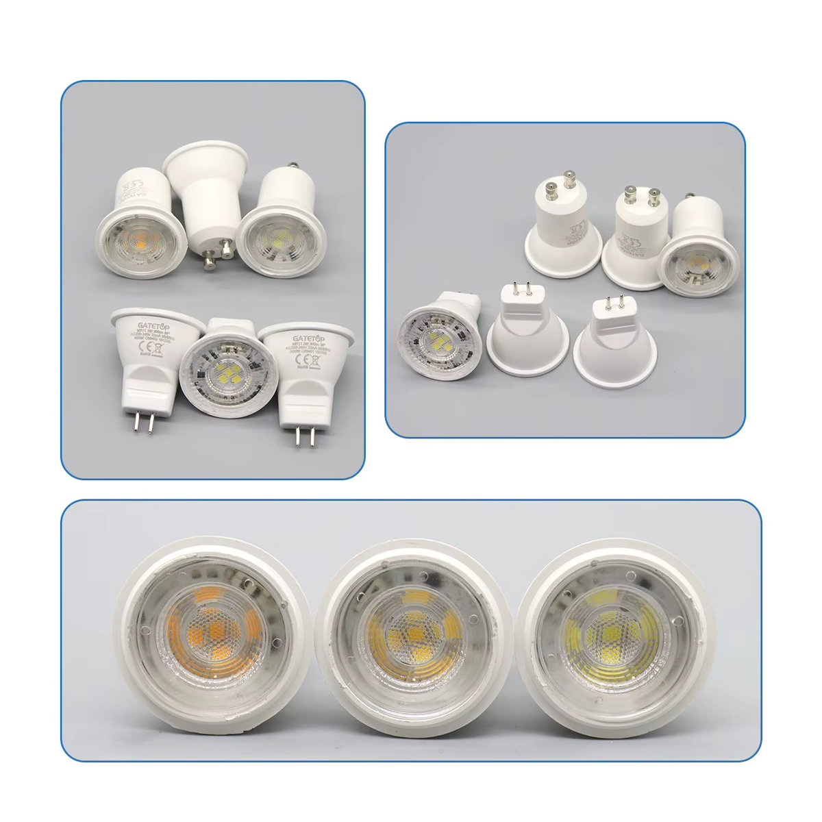 Gatetop 8er-Pack LED-Strahlerlampen GU10 als Ersatz für Halogenlicht in Warmweiß, Neutralweiß oder Kaltweiß - Bild 6