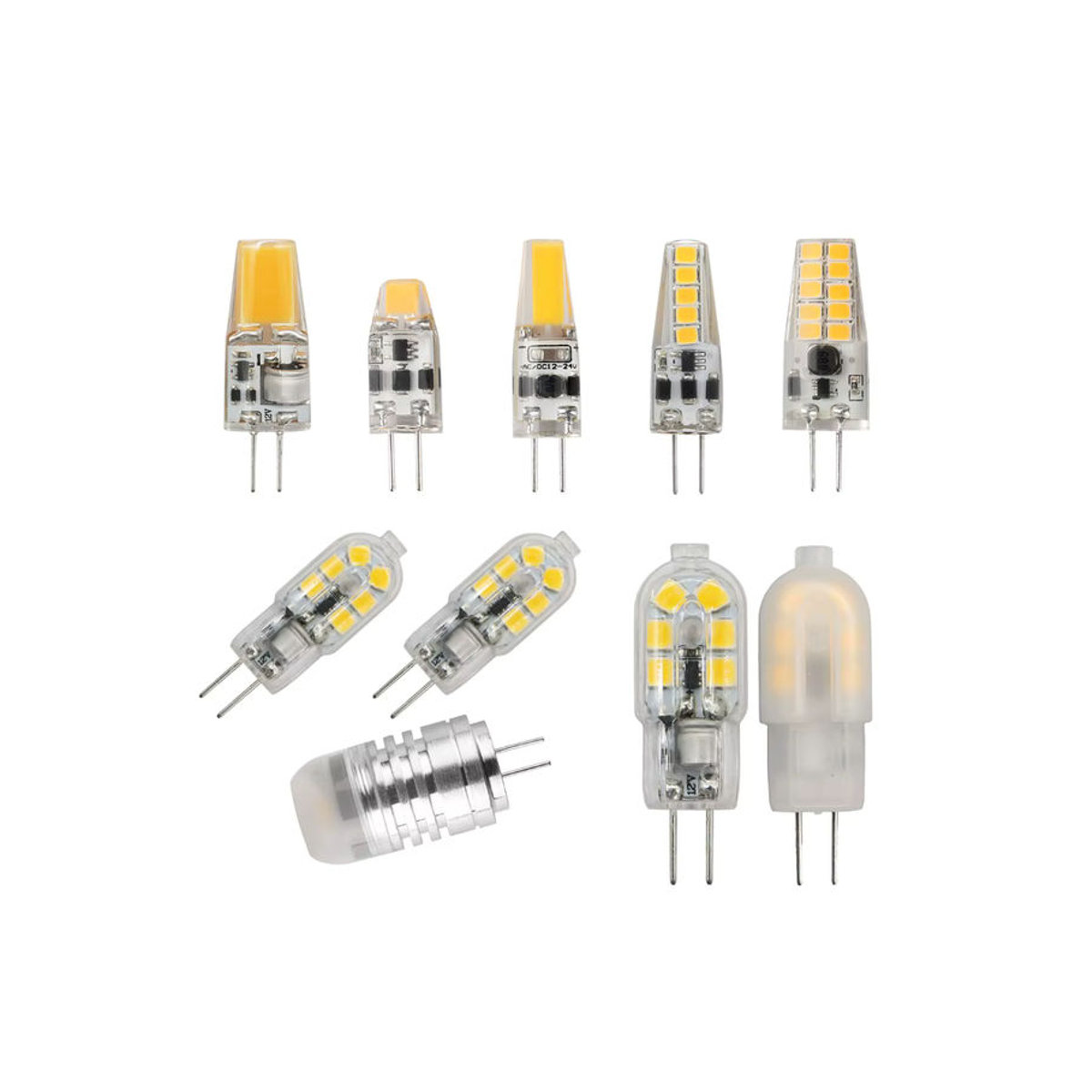 Gatetop G4 LED Kristall Lampe Warmweiß 12V Ersatz für 20W Halogenlampen 2er Set - Bild 5