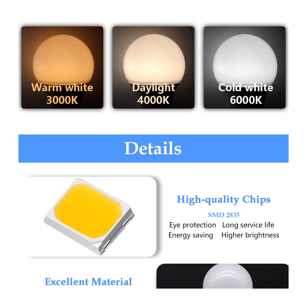 Gatetop LED Sensor Außenleuchte mit Dämmerungsschalter 10W E27 minimalistisch - Bild 6