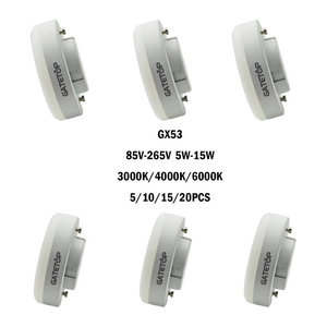 Gatetop LED Strahler GX53 Gitterleuchte für Innenräume, minimalistisches Design, AC85–265 V, 120 Grad Abstrahlwinkel, flimmerfrei