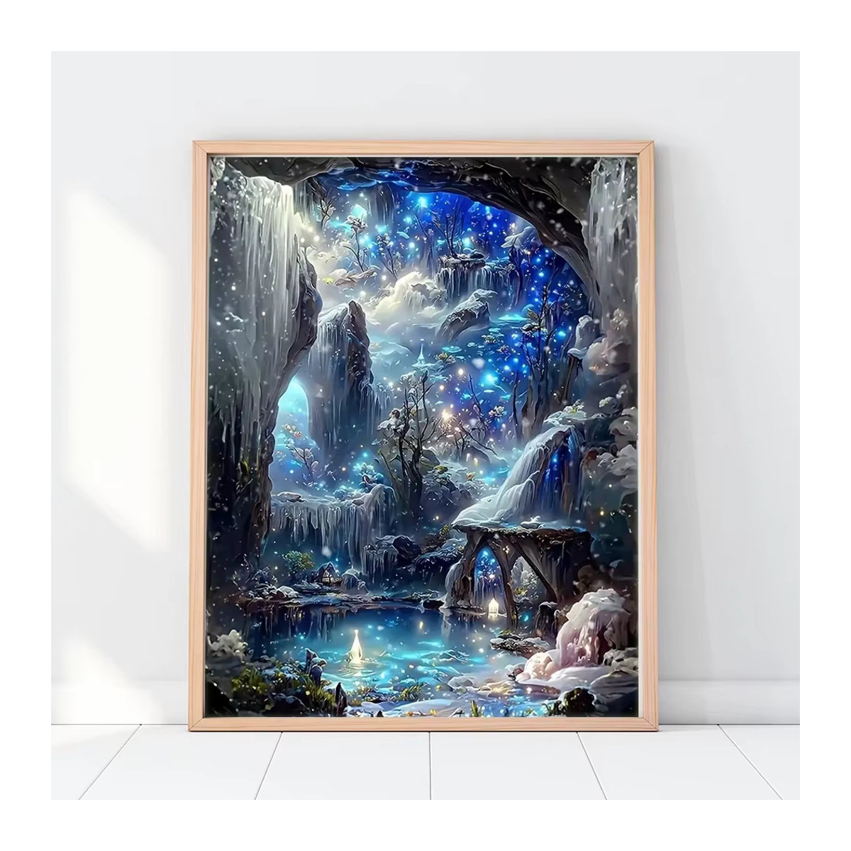 GATYZTORY 5D Diamantgemälde Landschaft Fantasy Mosaik mit vollen runden Bohrern B/H: 30 x 40 cm - Bild 3