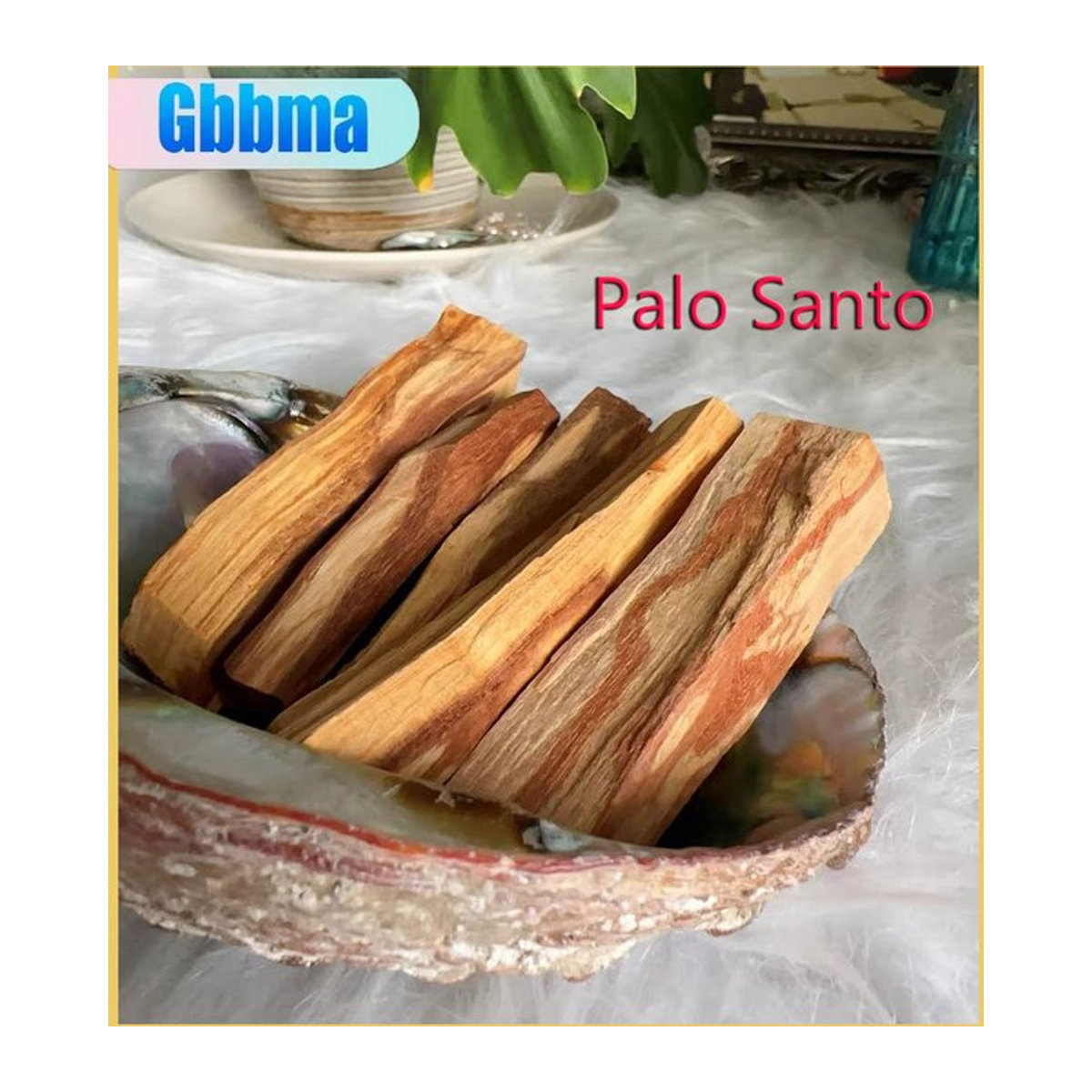 Gbbma Palo Santo aus Peru – Natürliche Räucherstäbchen aus Holz in Braun für Yoga, Meditation und Innenreinigung - Bild 1