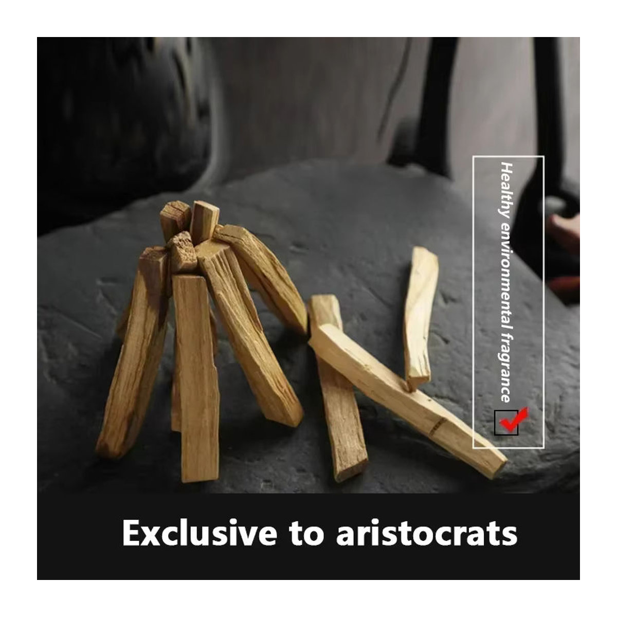 GBBMA Palo Santo Sticks Räucherstäbchen aus braunem Holz für Yoga und Aromatherapie - Bild 3