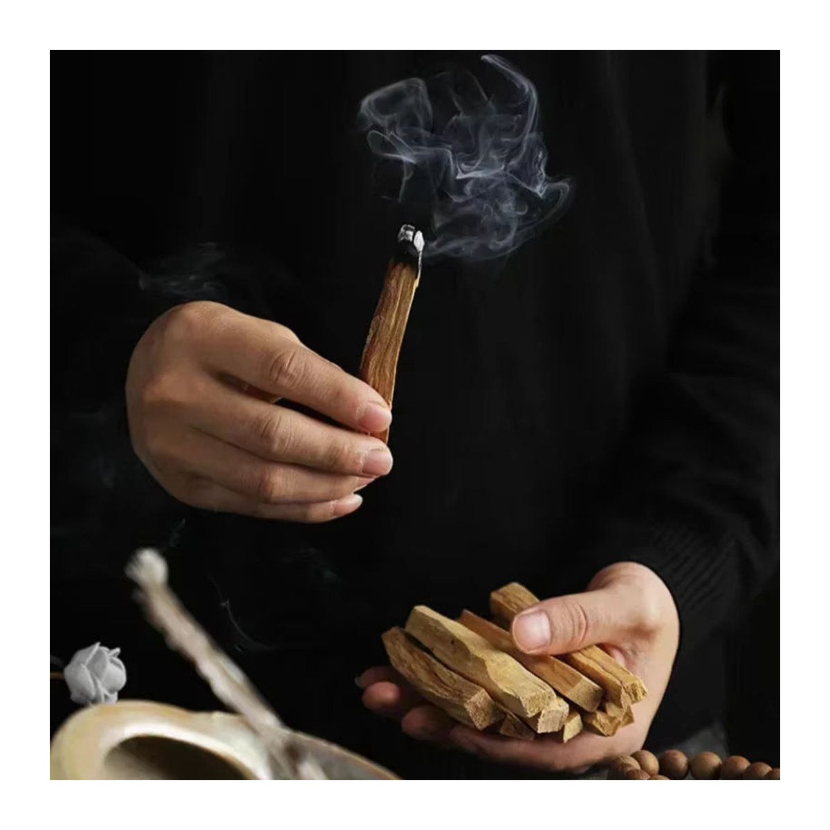 GBBMA Palo Santo Sticks Räucherstäbchen aus braunem Holz für Yoga und Aromatherapie - Bild 4