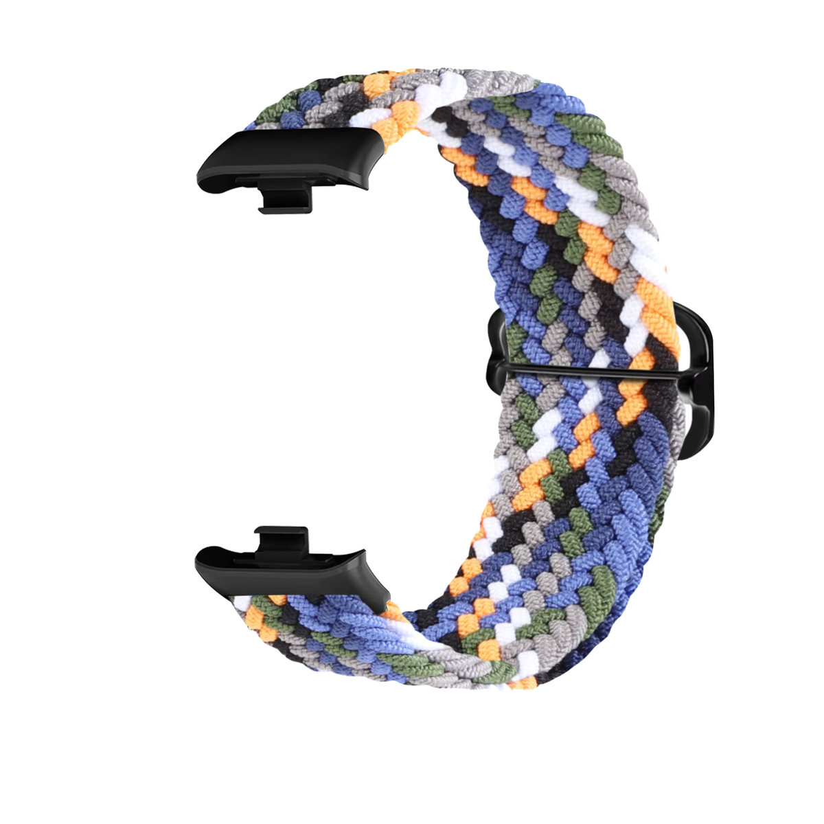 Geflochtenes Sport-Nylon Armband für Xiaomi Redmi Watch 4 und Mi Band 8 Pro, elastisch und verstellbar, Bunt - Bild 3