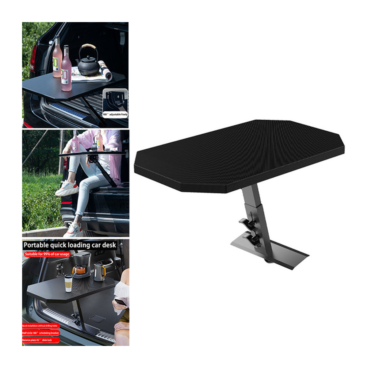 General Motors Klappbarer Camping-Esstisch und Tragbarer Computertisch - Bild 1