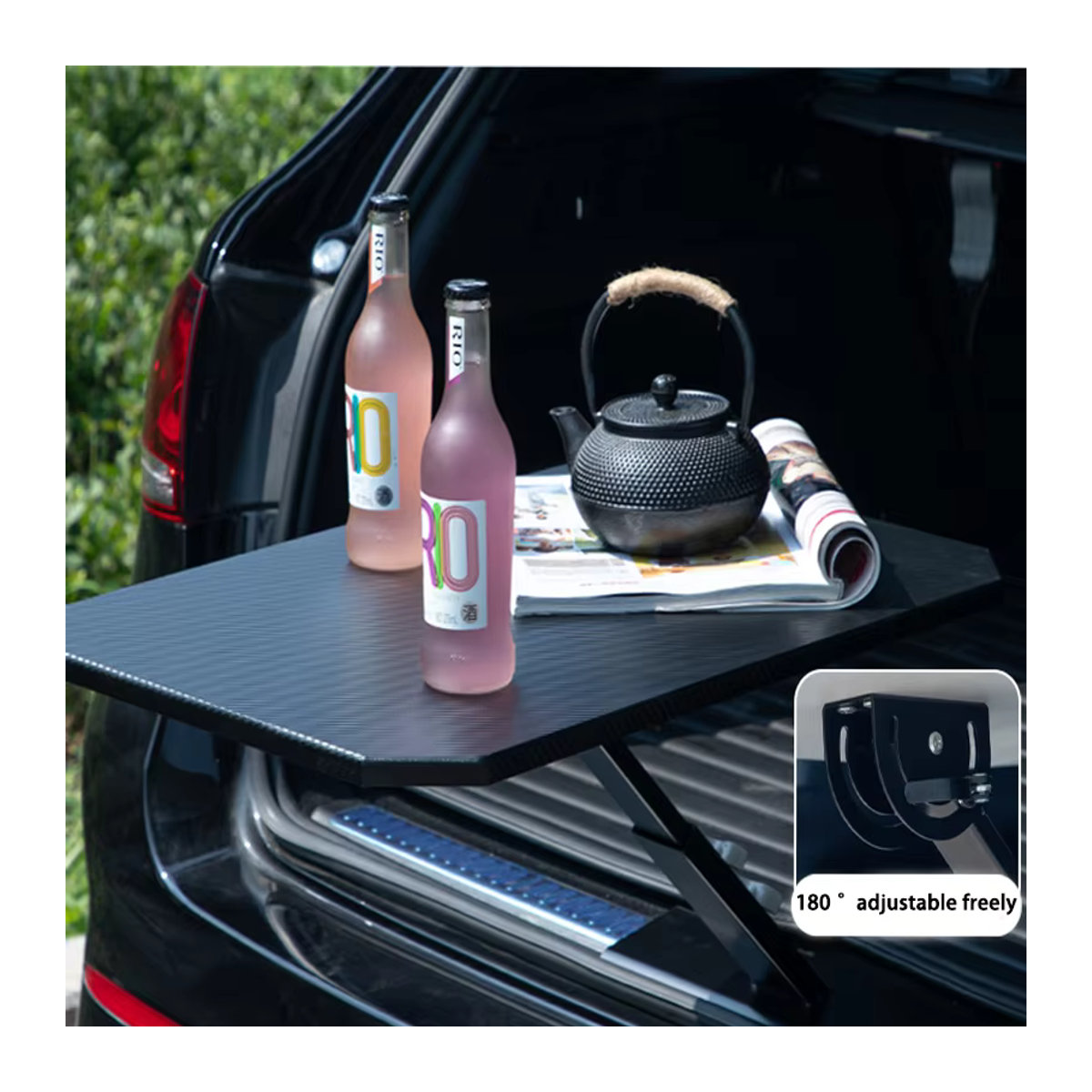 General Motors Klappbarer Camping-Esstisch und Tragbarer Computertisch - Bild 2
