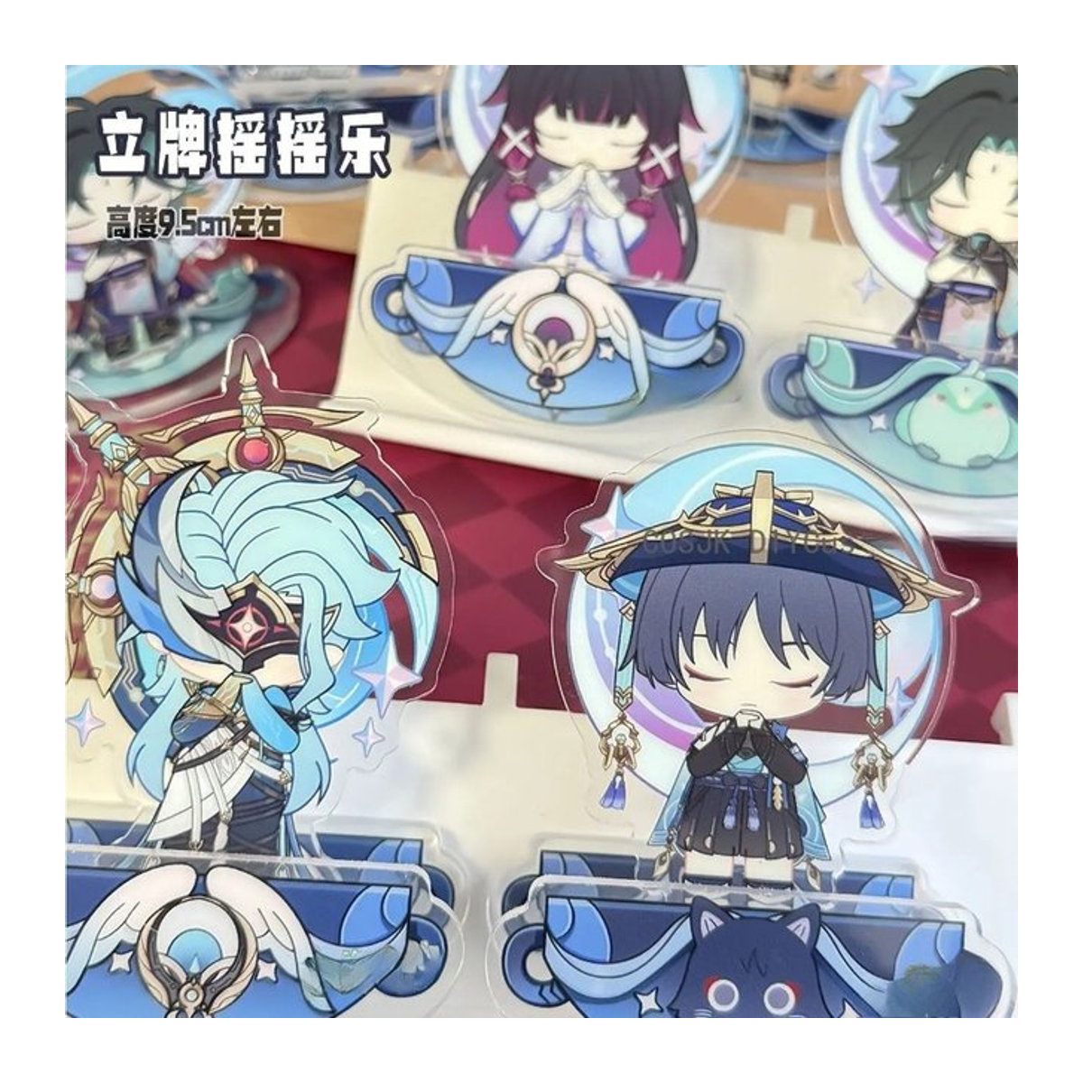 Genshin Impact Acryl-Ornament Figur Columbina Dottore Wanderer Desktop-Dekoration mehrfarbig - Bild 1