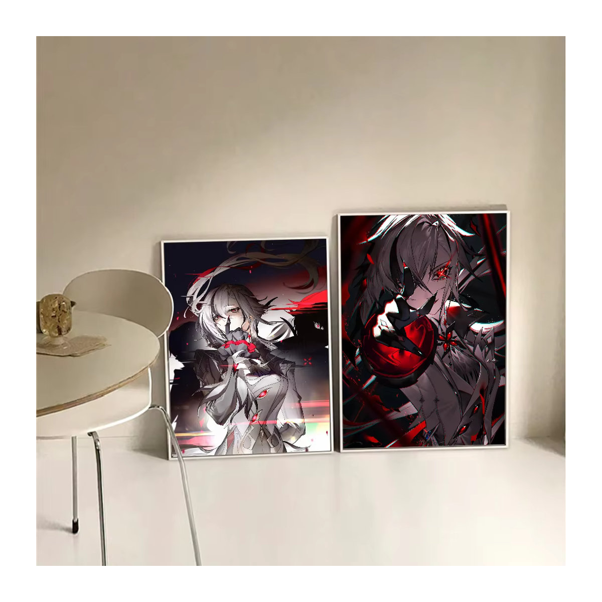 Genshin Impact Arlecchino Anime Poster aus Papier, mehrfarbiges Wandbild im Hochformat für Wohnzimmer und Schlafzimmer - Bild 5