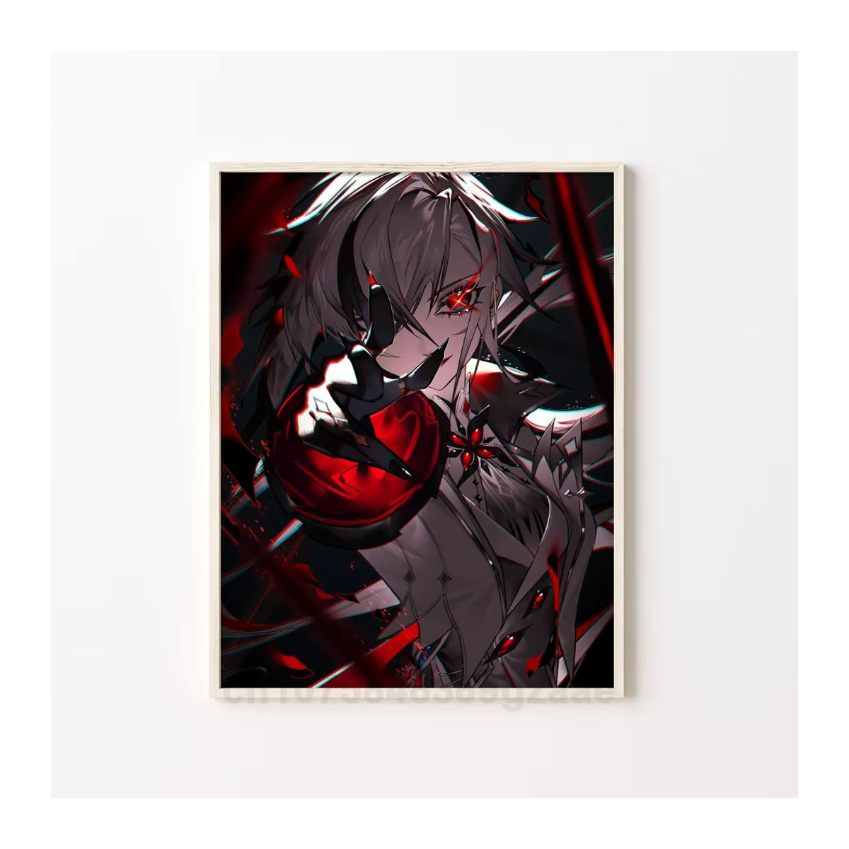Genshin Impact Arlecchino Anime Poster aus Papier, mehrfarbiges Wandbild im Hochformat für Wohnzimmer und Schlafzimmer - Bild 7