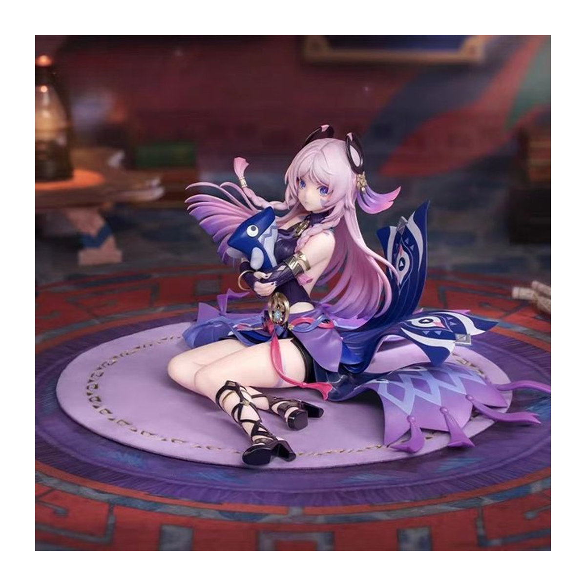 Genshin Impact Citlali Statue lila Sammlerfigur als stehende Skulptur - Bild 1