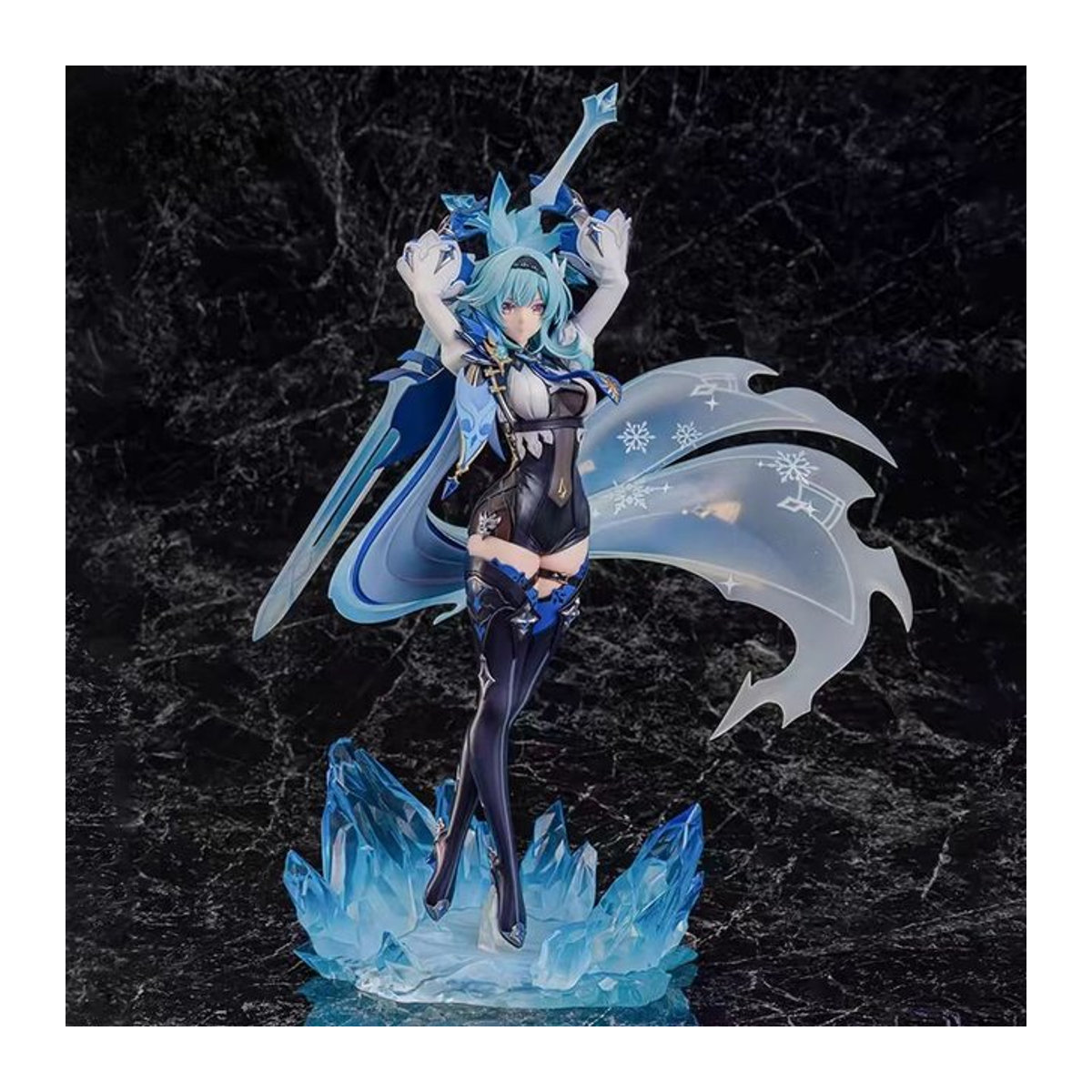 Genshin Impact Eula Spielfigur Action Anime Statue aus Kunstharz, mehrfarbig - Bild 1
