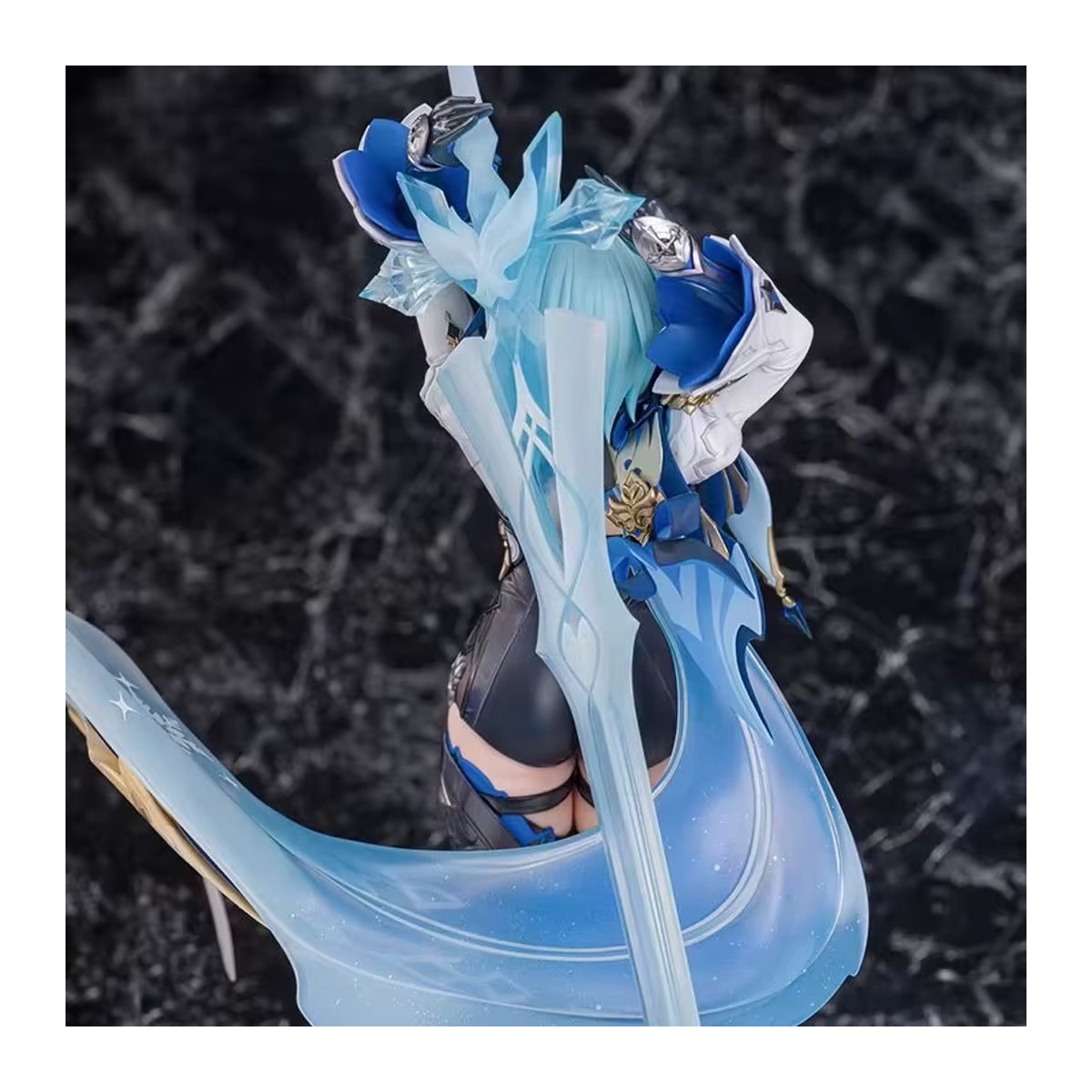 Genshin Impact Eula Spielfigur Action Anime Statue aus Kunstharz, mehrfarbig - Bild 3