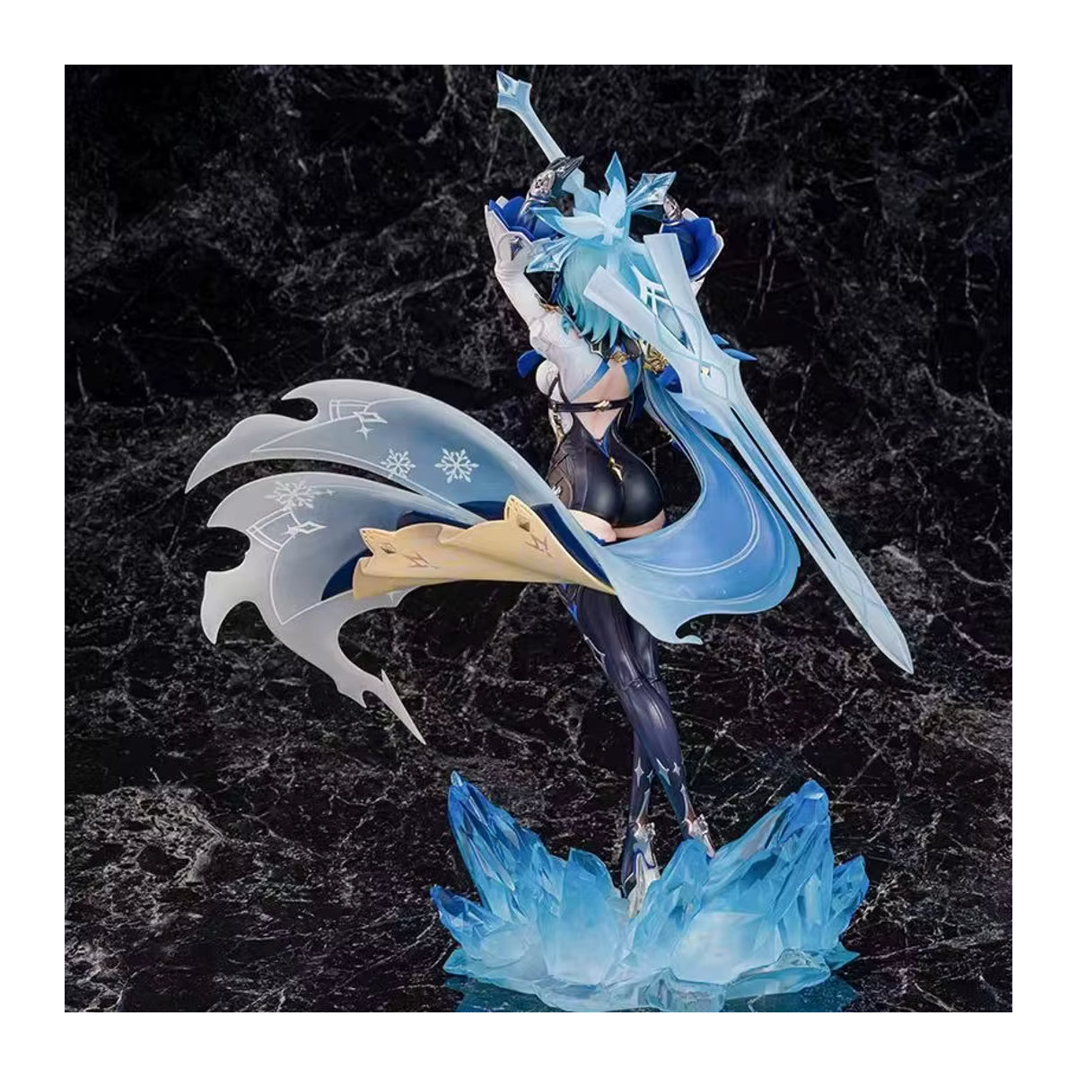 Genshin Impact Eula Spielfigur Action Anime Statue aus Kunstharz, mehrfarbig - Bild 4