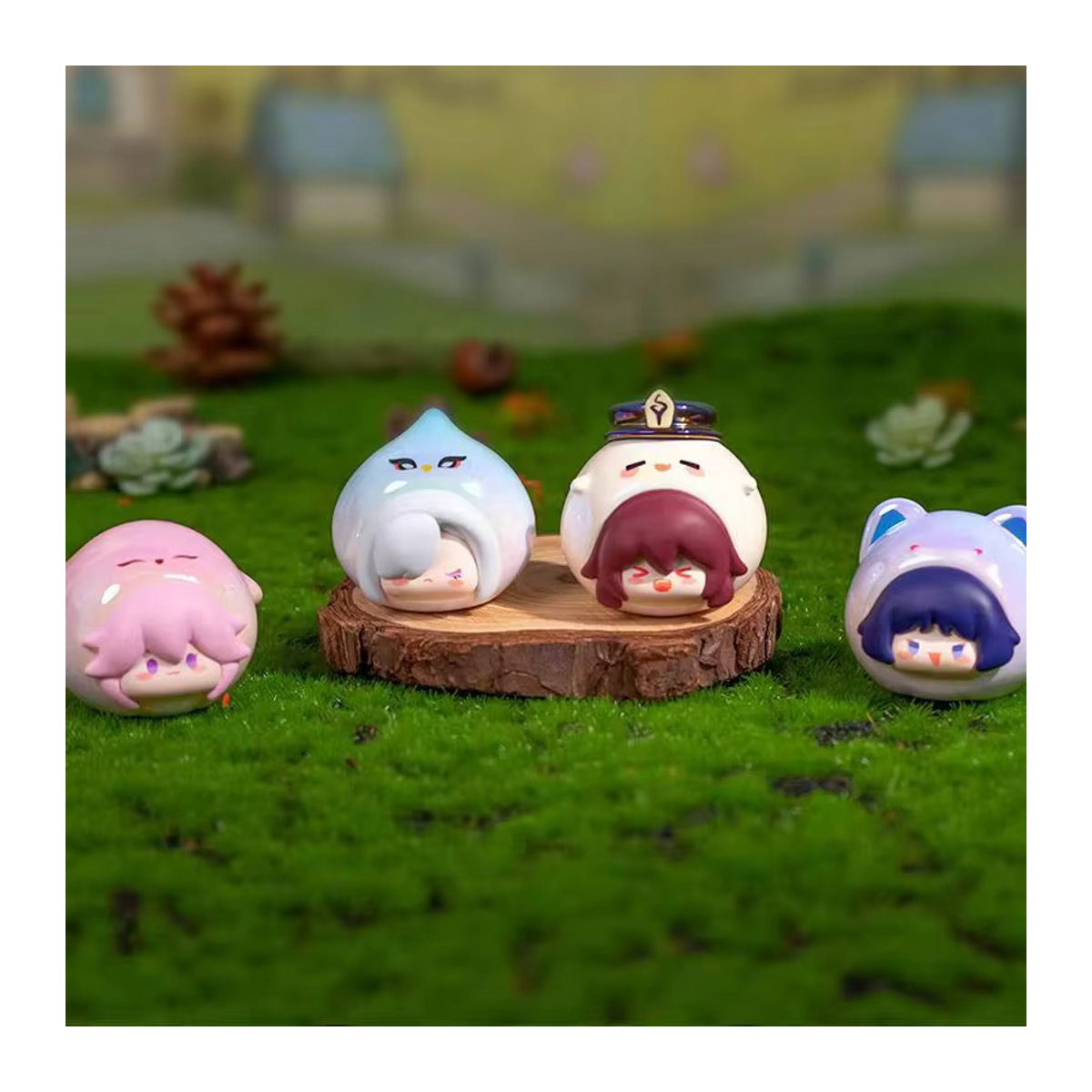 Genshin Impact Furina Blind Box Mini Anime-Figur von Bandai, mehrfarbige Q-Version PVC-Sammelfigur für deinen Schreibtisch - Bild 4