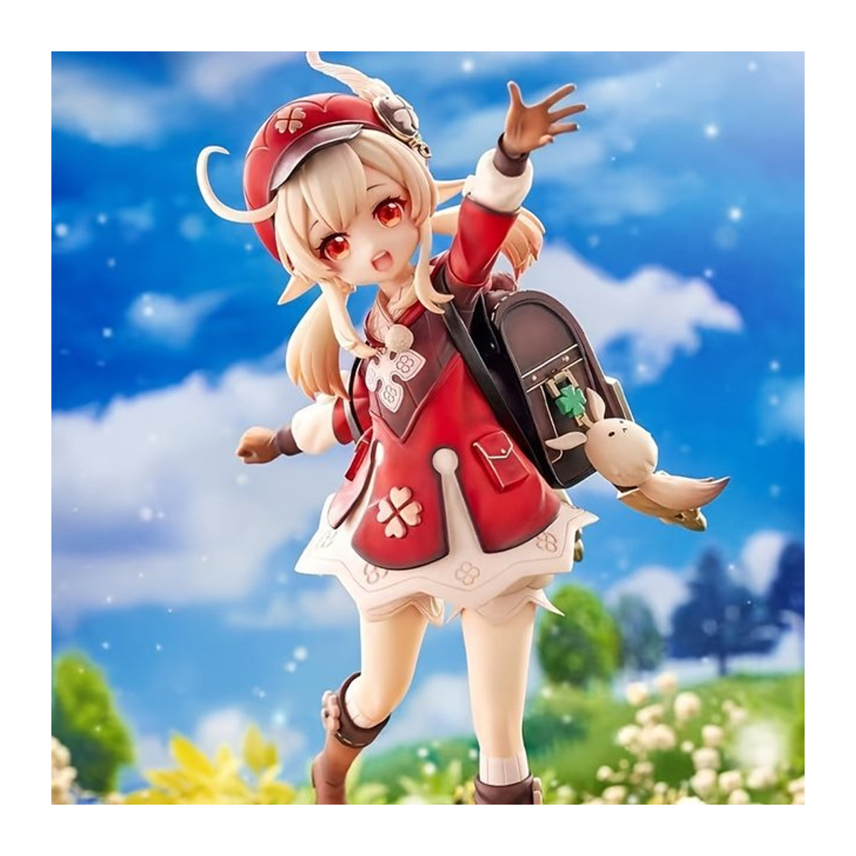 Genshin Impact Klee Anime Figur in Rot, 16 cm Höhe, Sammler Modell aus Kunststoff - Bild 1