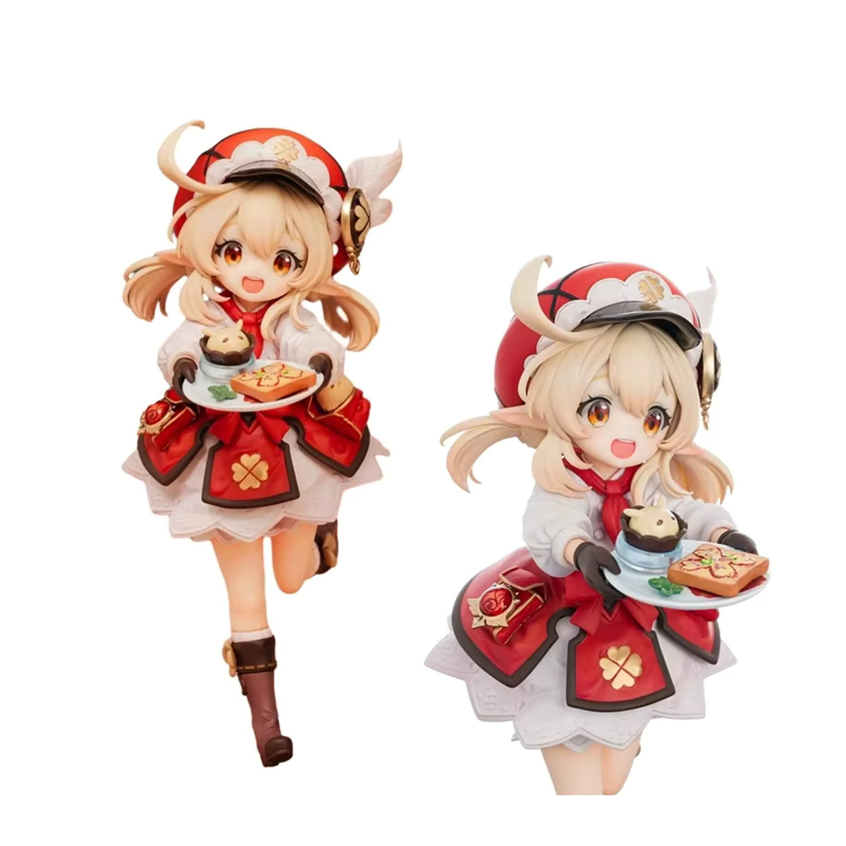 Genshin Impact Klee und Xiao Figuren Set von Bandai, mehrfarbige PVC Sammelfiguren für Kinder, Höhe: 17 cm - Bild 2