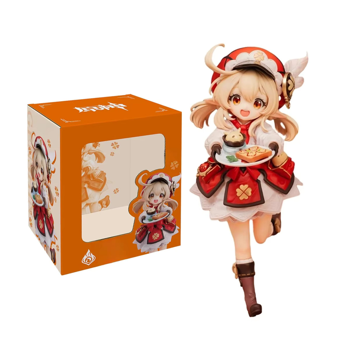 Genshin Impact Klee und Xiao Figuren Set von Bandai, mehrfarbige PVC Sammelfiguren für Kinder, Höhe: 17 cm - Bild 7