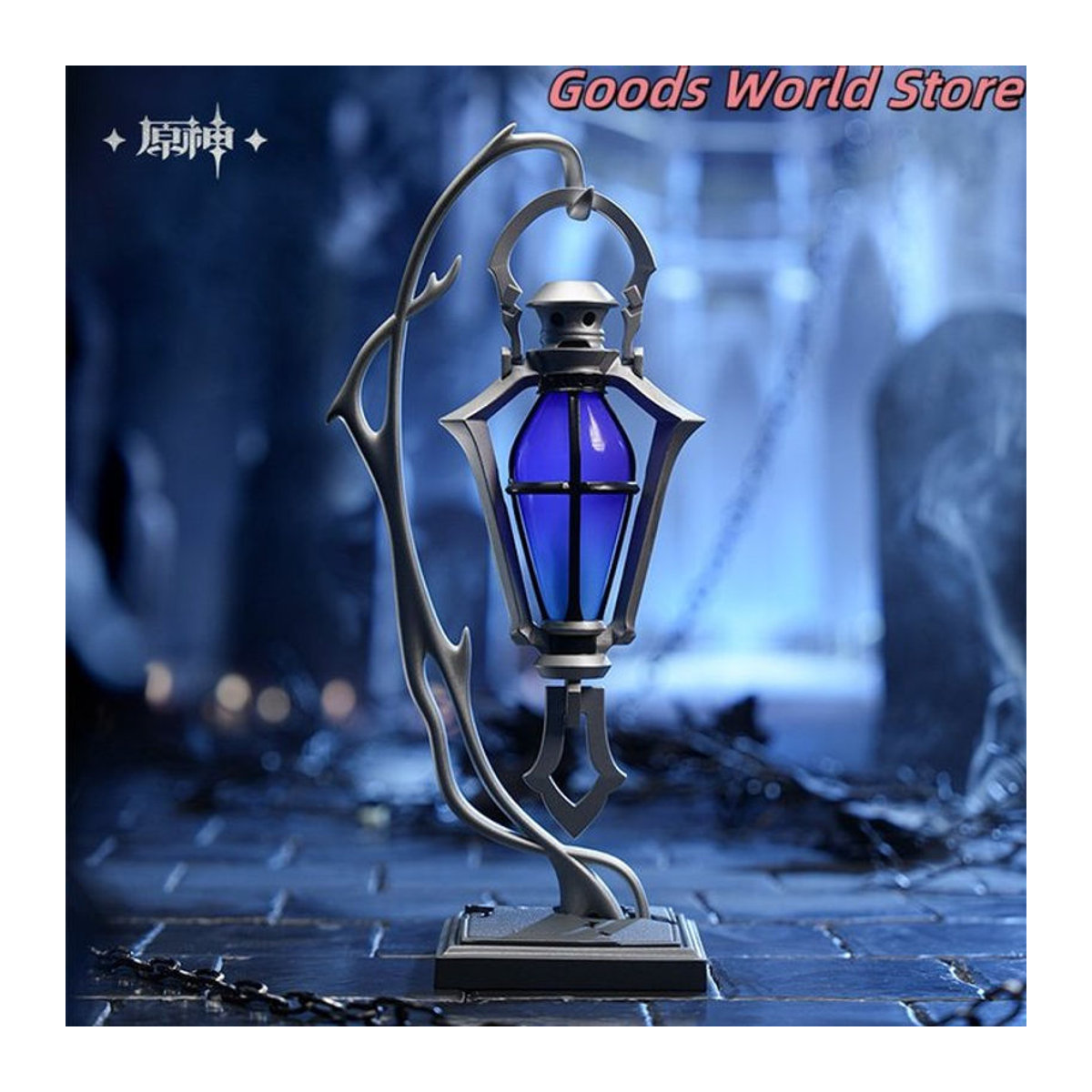 Genshin Impact mIHOYO Flins Nachtlicht Blau Anime Zubehör für Cosplay und Geschenke - Bild 1