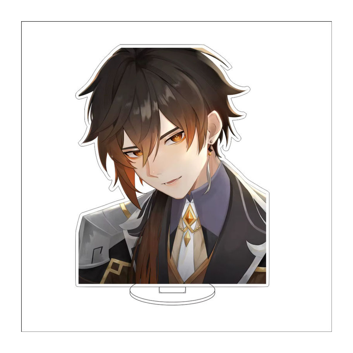 Genshin Impact Morax Anime Acryl Aufsteller, mehrfarbige Figur aus Kunststoff, Höhe: 16 cm - Bild 4