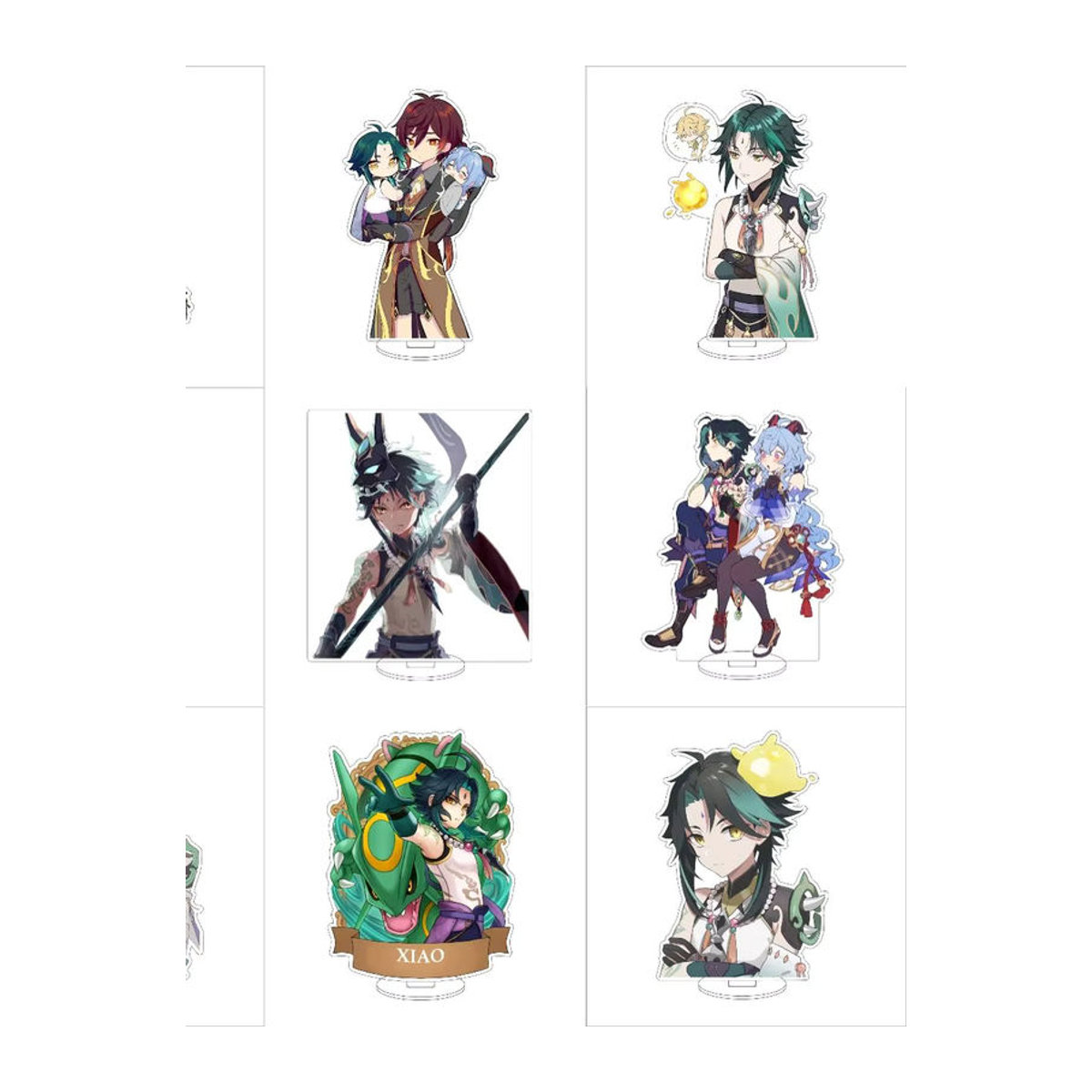 Genshin Impact Xiao Anime Figur als dekoratives Standmodell aus Kunststoff, Höhe: 16 cm, mehrfarbig - Bild 6