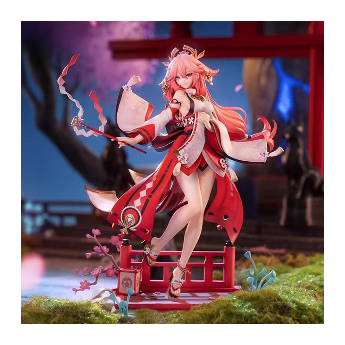 Genshin Impact Yae Miko Spielfigur aus Kunstharz in Rot - Bild 1