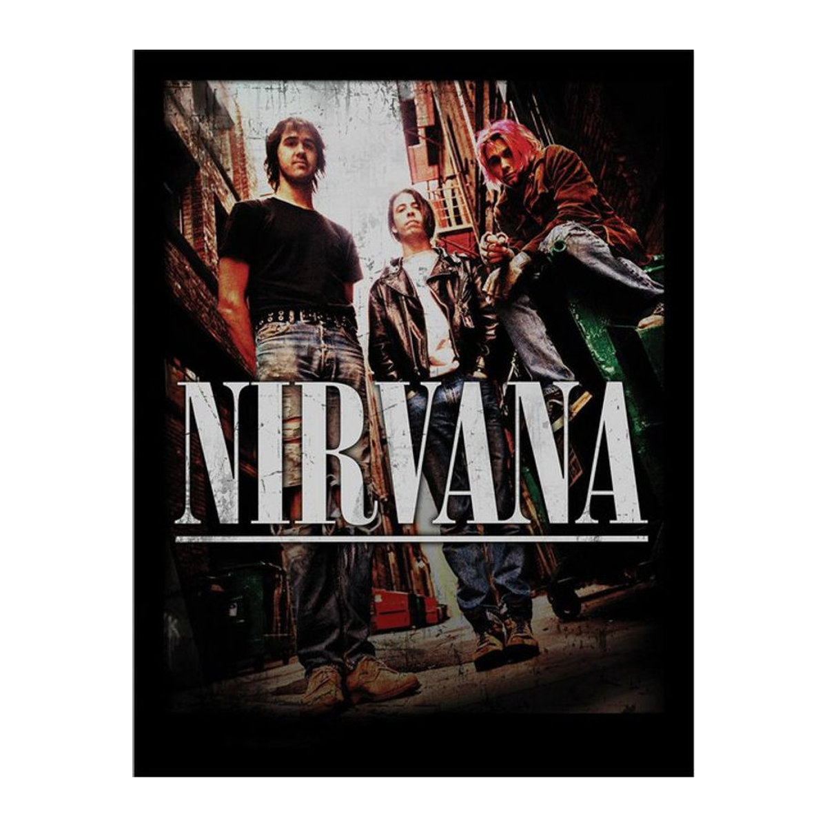 Gerahmtes Nirvana Poster in Mehrfarbig, B/H: 40 x 40 cm - Bild 1