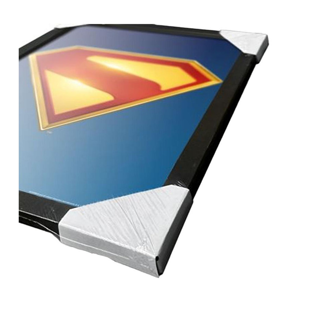Gerahmtes Superman Logo Poster in Blau, Querformat, Breite: 45 cm, Höhe: 45 cm - Bild 3