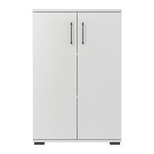 Germania Aktenschrank Profi 2.0 in Grau mit Drehtüren und 2 Einlegeböden, B/H/T: 80 x 123 x 40 cm