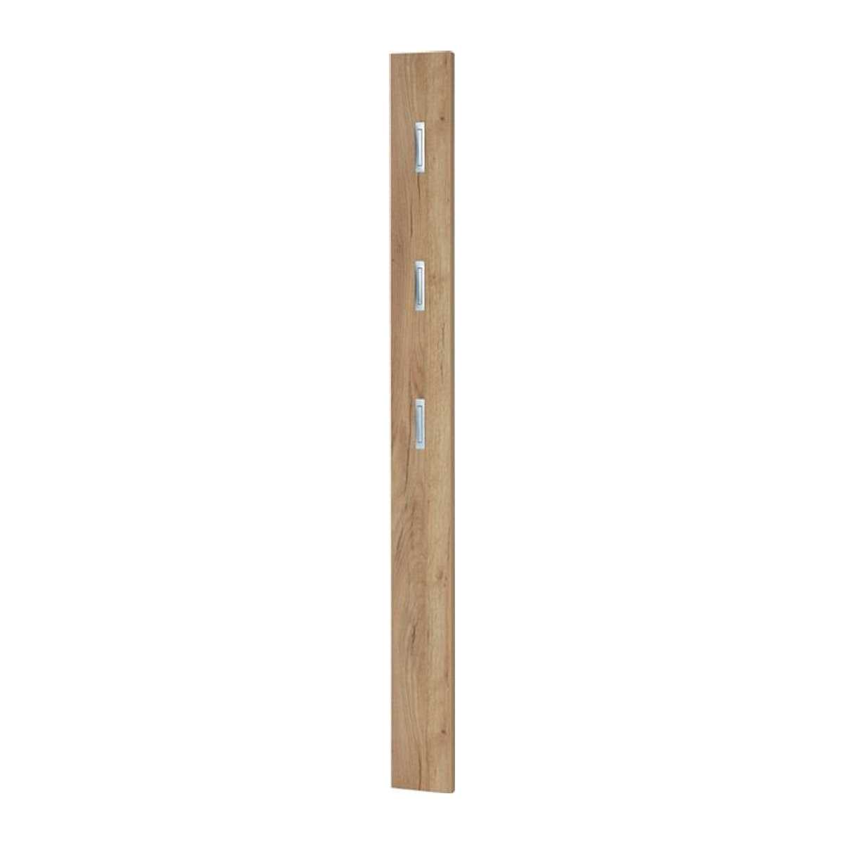 Germania Garderobenpaneel aus MDF mit drei ausklappbaren Metallhaken in Navarra-Eiche, B: 150 cm, T: 30 cm, H: 170 cm - Bild 1