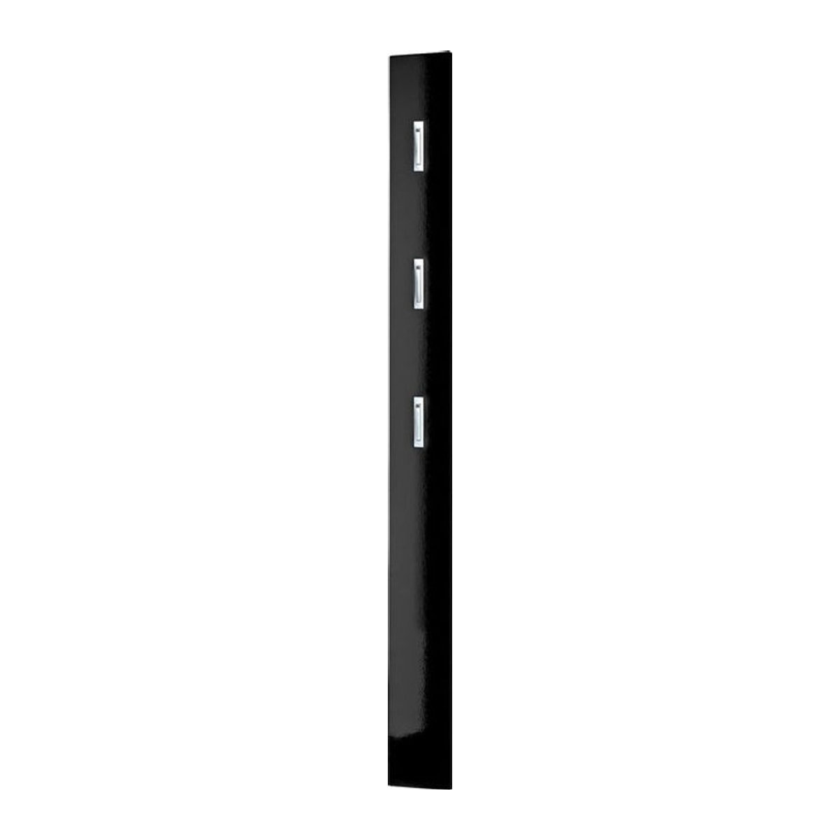 Germania Garderobenpaneel Susanna in Schwarz aus Holzwerkstoff, B/T/H: 150 x 30 x 170 cm - Bild 1
