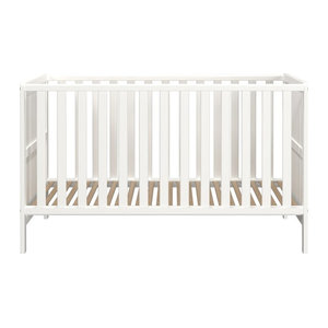 Germania Kinderbett Alkmaar in Weiß, mitwachsend, minimalistisches Design, B/H/T: 145 x 86 x 76 cm