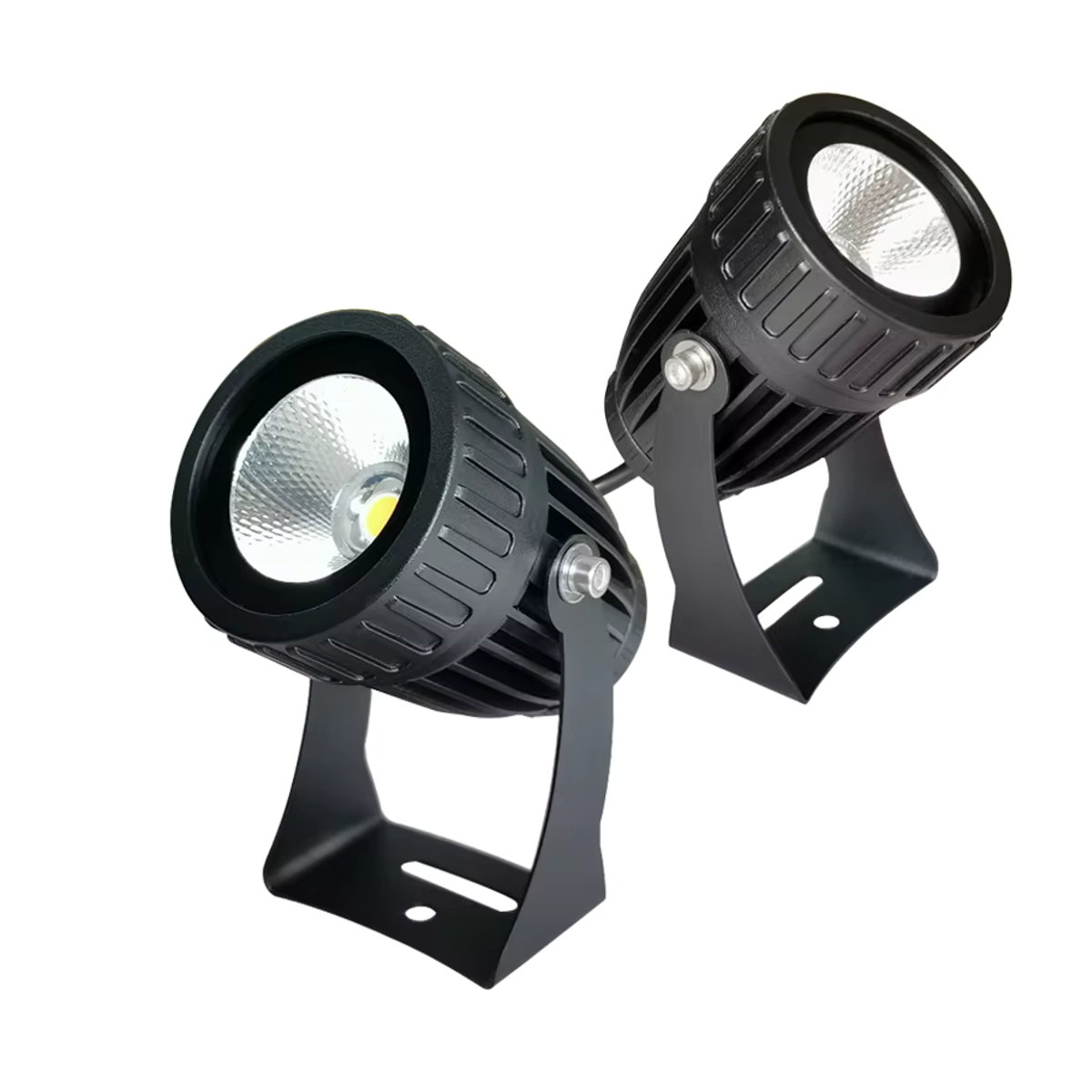 Getefu LED Cob Spike Wegeleuchte Modern Schwarz Rot 20W Gartenbeleuchtung Wasserdicht - Bild 3