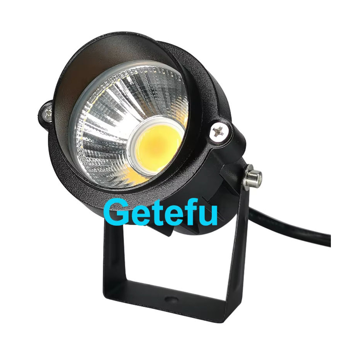 Getefu LED Wegeleuchte IP65 Gartenstrahler Warmweiß in Schwarz oder Weiß - Bild 2