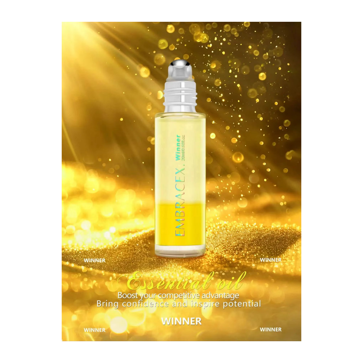 Gewinner Ätherisches Öl Rollerball Parfüm Gelb 20 ml - Bild 3