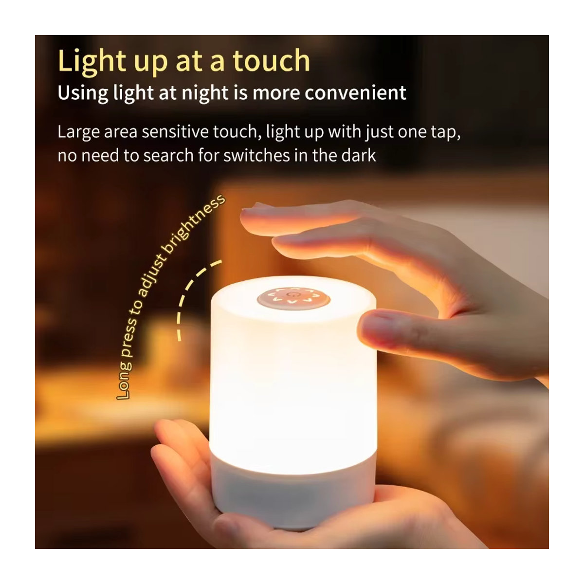 GGBEE LED Nachtlicht mit Fernbedienung und Timer, dimmbare Tischlampe in Weiß für Kinderzimmer und zum Lesen - Bild 6