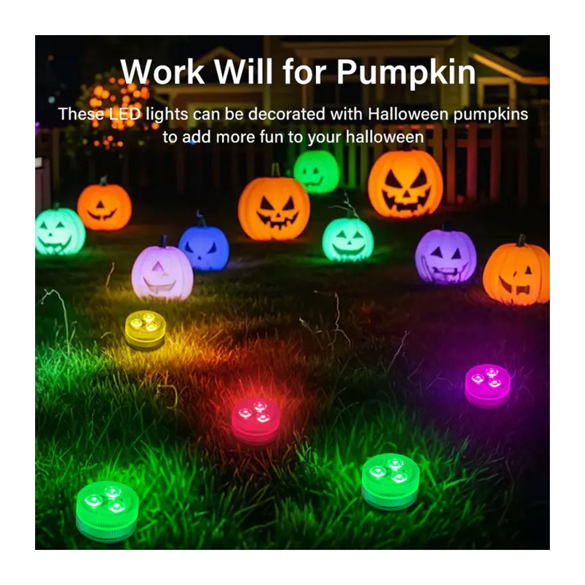 GGBEE RGB Outdoor LED Unterwasser Tauchlichter mit Fernbedienung in Bunt für Schwimmbad, Aquarium und Garten-Dekoration - Bild 5
