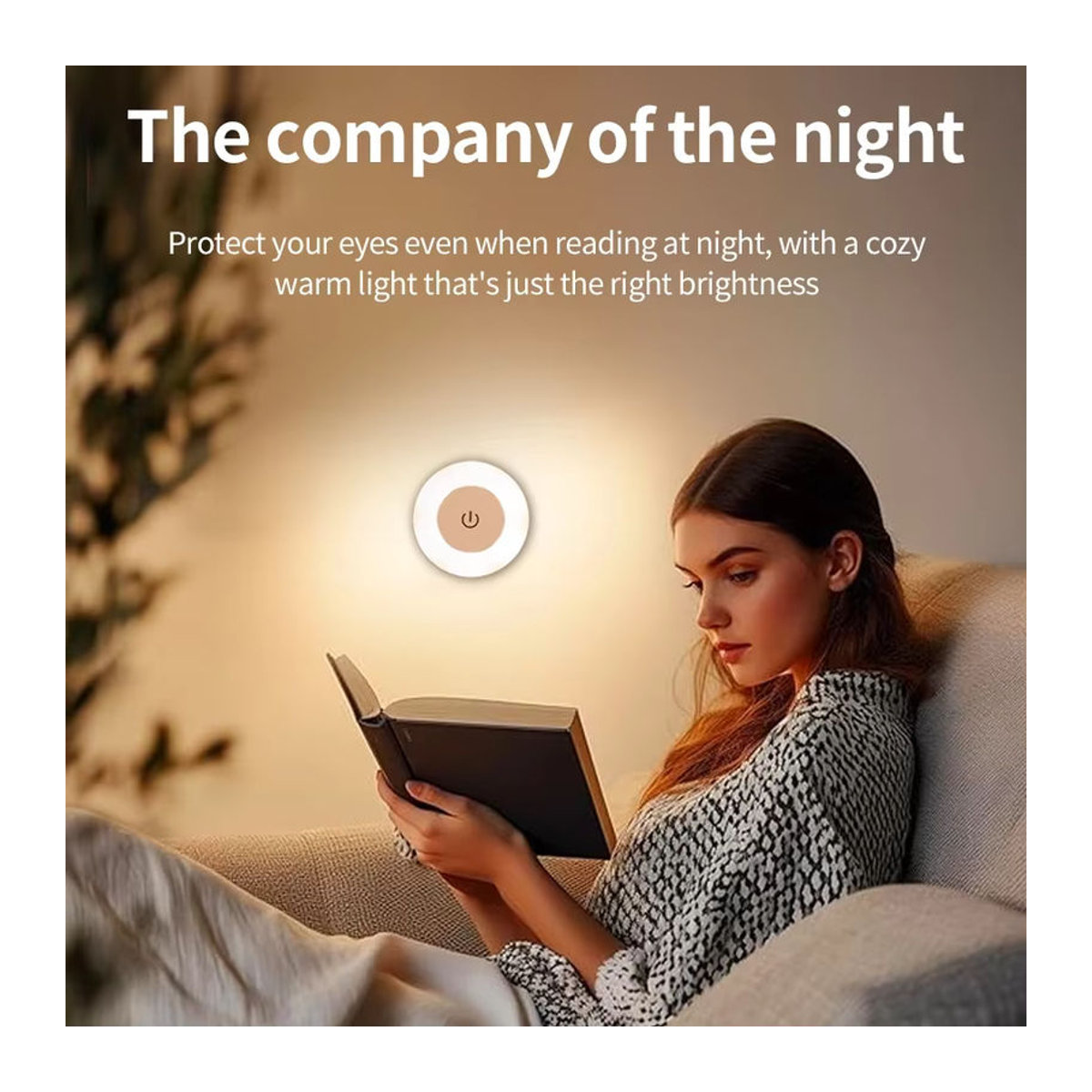 GGBEE Wiederaufladbares LED Schrank-Nachtlicht in Weiß mit Touch-Schalter und Dimmfunktion als kabellose Wandlampe und Möbelbeleuchtung - Bild 5