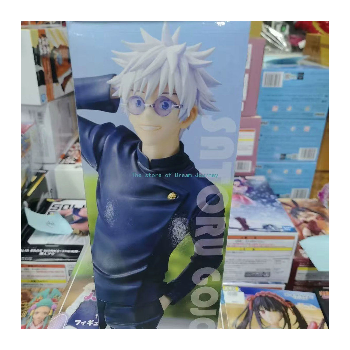 GIGO Satoru Gojo Landschaftsfigur Spell Return Japanische Edition Limitierte Sammlerfigur in Schwarz - Bild 3