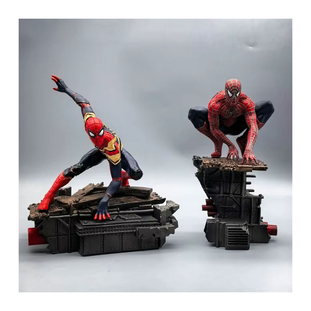 GK Spider Man Actionfigur aus Kunstharz als mehrfarbige Sammlerfigur und Desktop-Dekoration - Bild 3